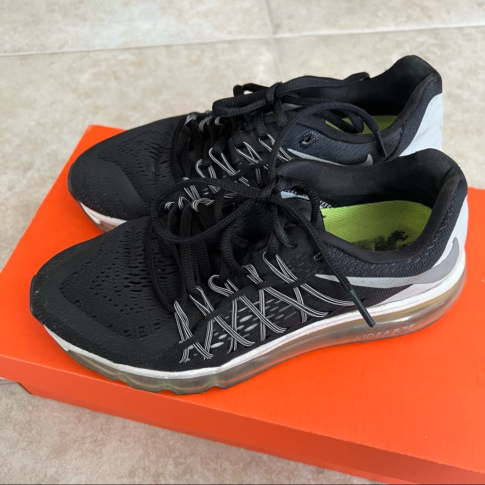 Black Nike Air Max sneakers